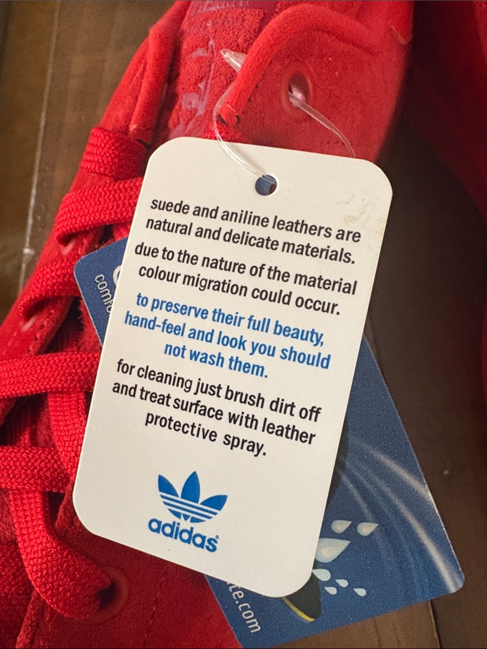 Adidas Stan Smith Power Red Sneakers Size 10.5 - Picture 6 of 9